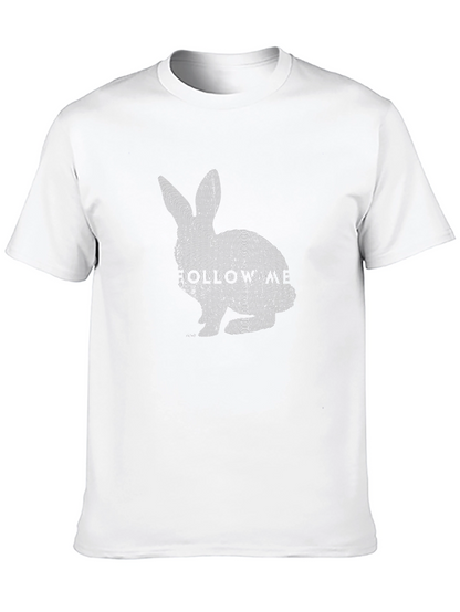 Camiseta Negra Casual con Diseño Misterioso