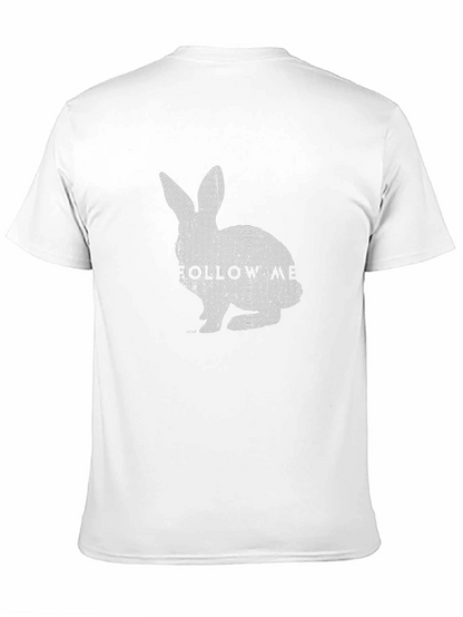 Camiseta Negra Casual con Diseño Misterioso