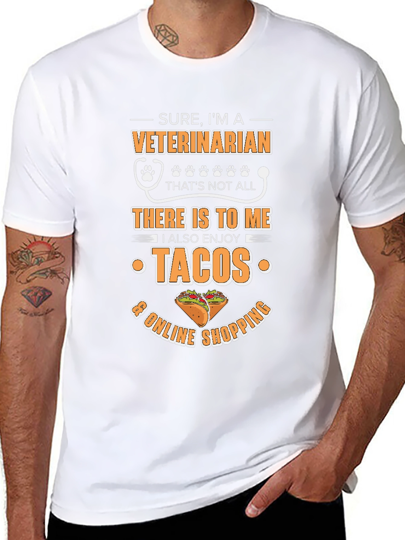 Camiseta Veterinaria Tacos y Compras Online