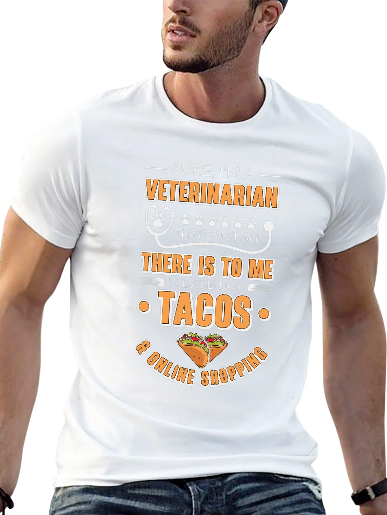 Camiseta Veterinaria Tacos y Compras Online