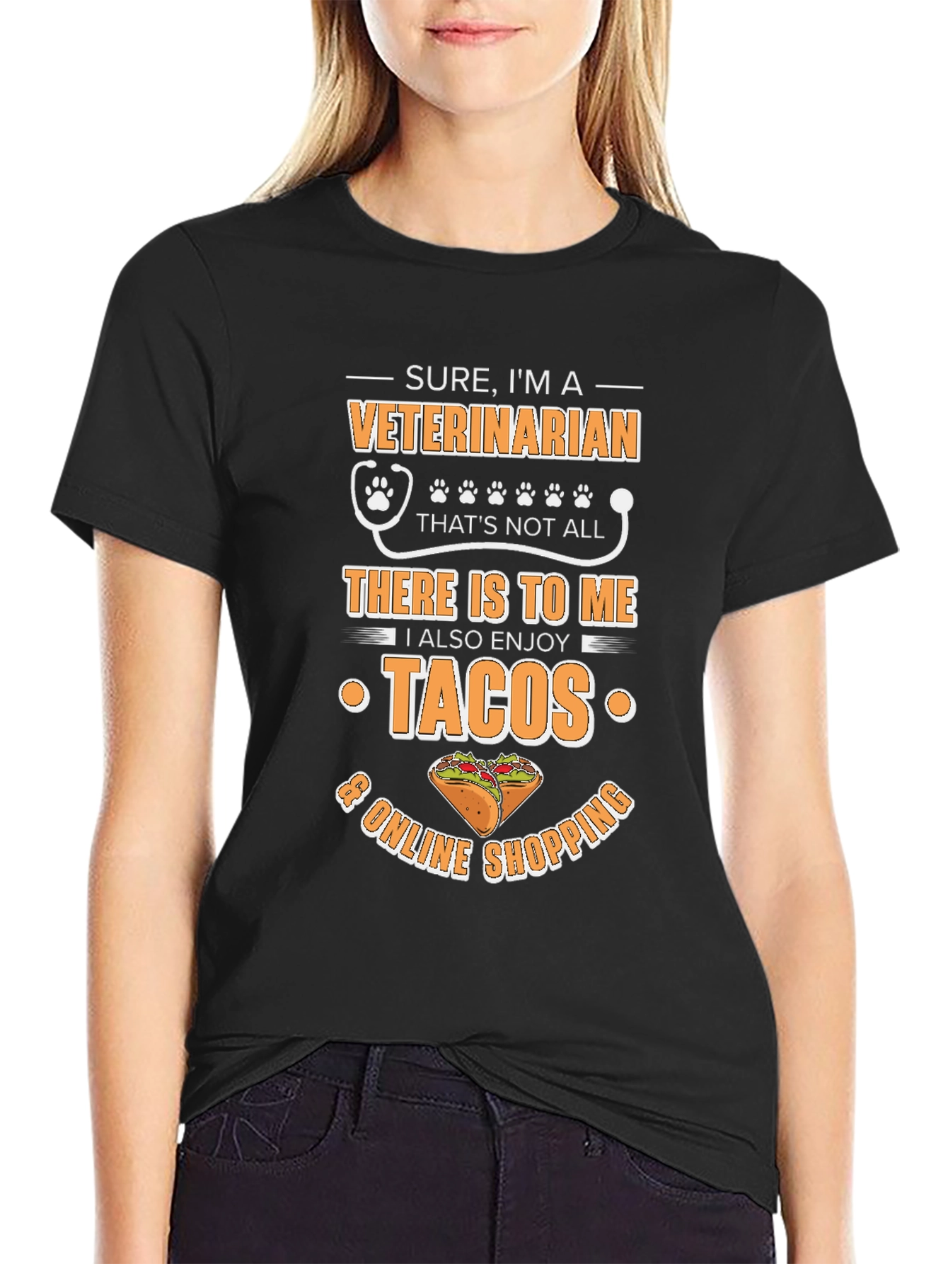 Camiseta Veterinaria Tacos y Compras Online