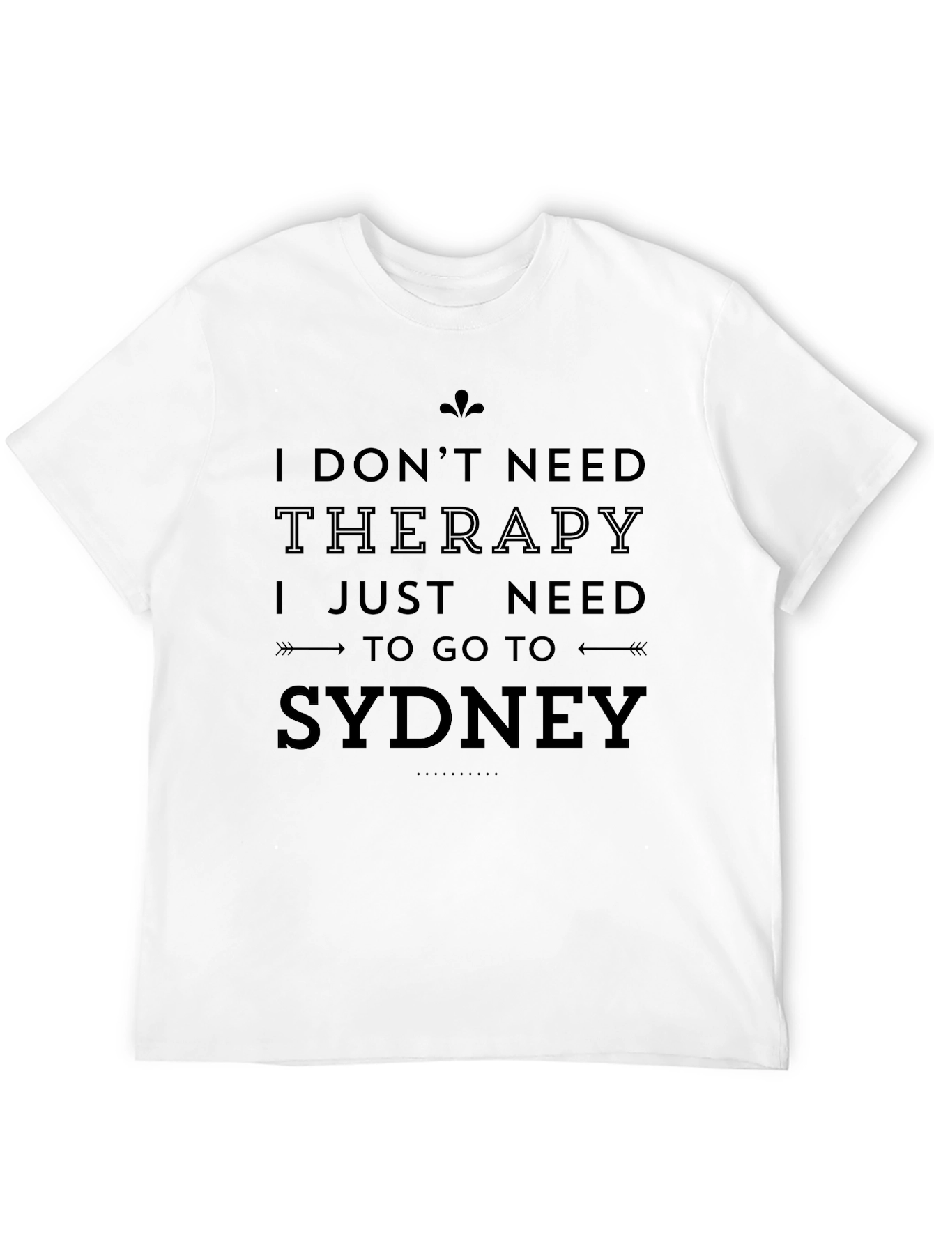Camiseta Negra Sydney para Hombre