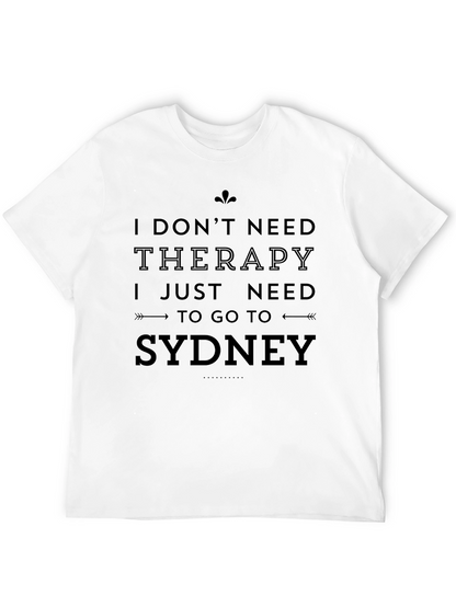 Camiseta Negra Sydney para Hombre