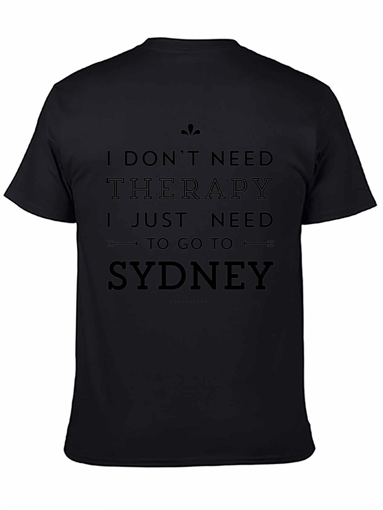 Camiseta Negra Sydney para Hombre