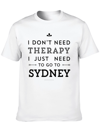 Camiseta Negra Sydney para Hombre