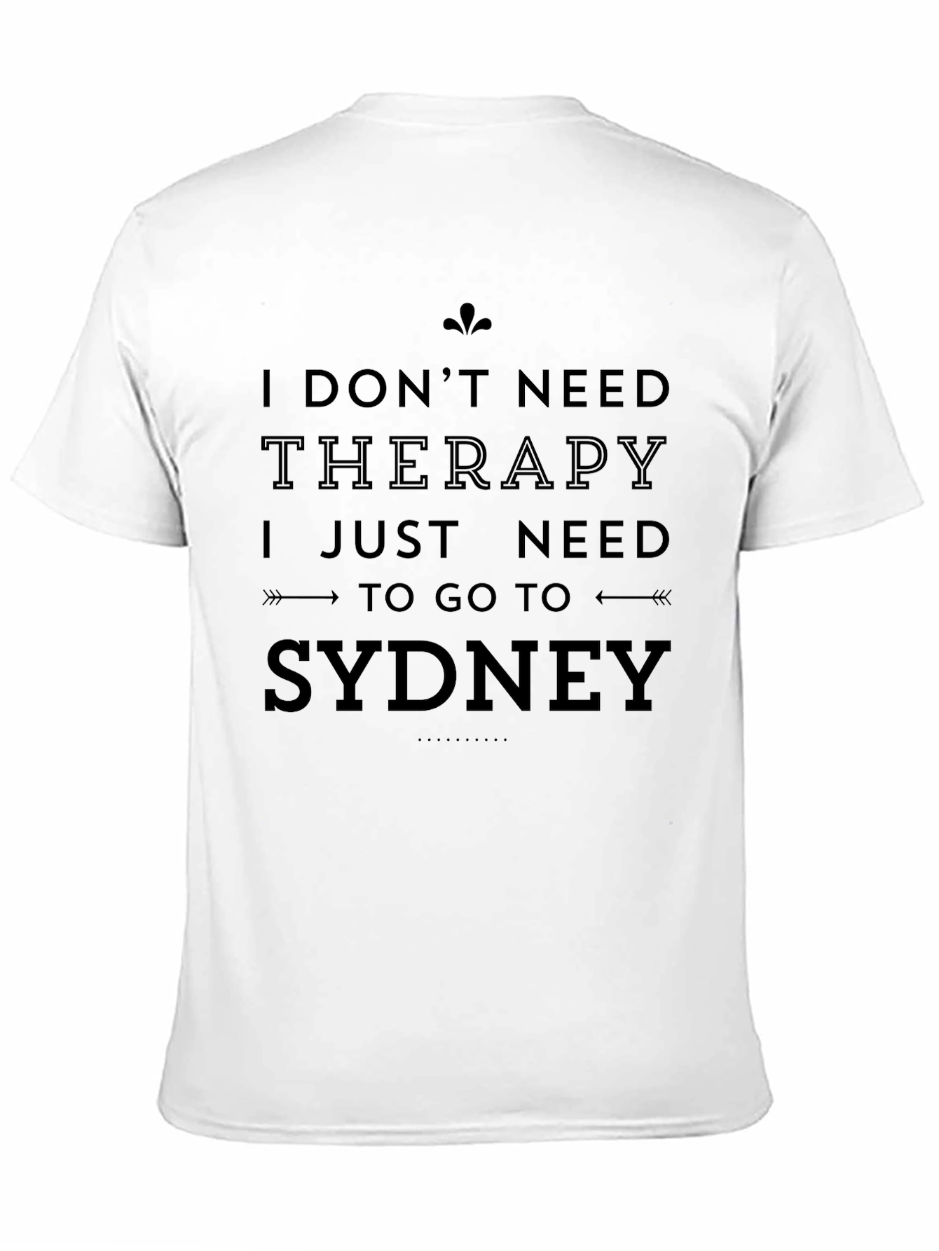 Camiseta Negra Sydney para Hombre