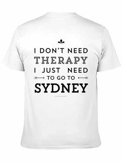 Camiseta Negra Sydney para Hombre