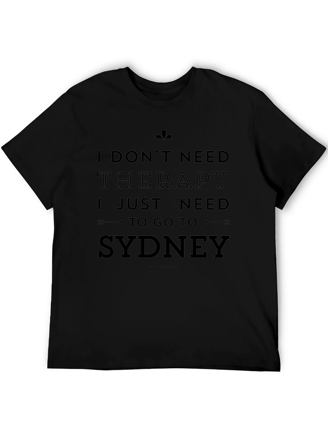 Camiseta Negra Sydney para Hombre