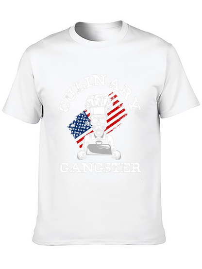 Camiseta Culinary Gangster Estilo Chef