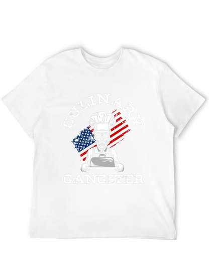 Camiseta Culinary Gangster Estilo Chef