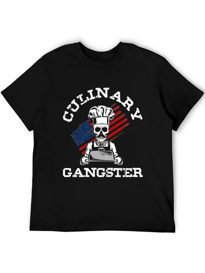 Camiseta Culinary Gangster Estilo Chef