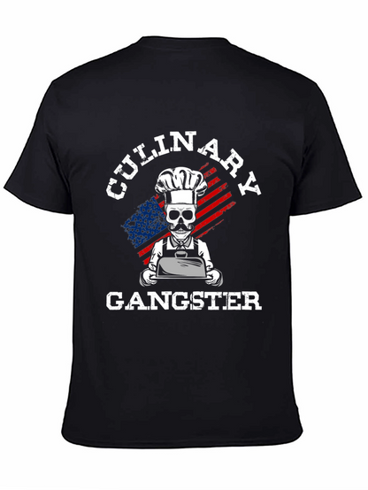 Camiseta Culinary Gangster Estilo Chef