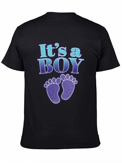 Camiseta Es un niño para futura mamá y papá