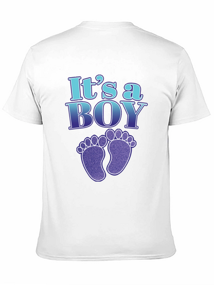 Camiseta Es un niño para futura mamá y papá
