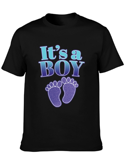 Camiseta Es un niño para futura mamá y papá