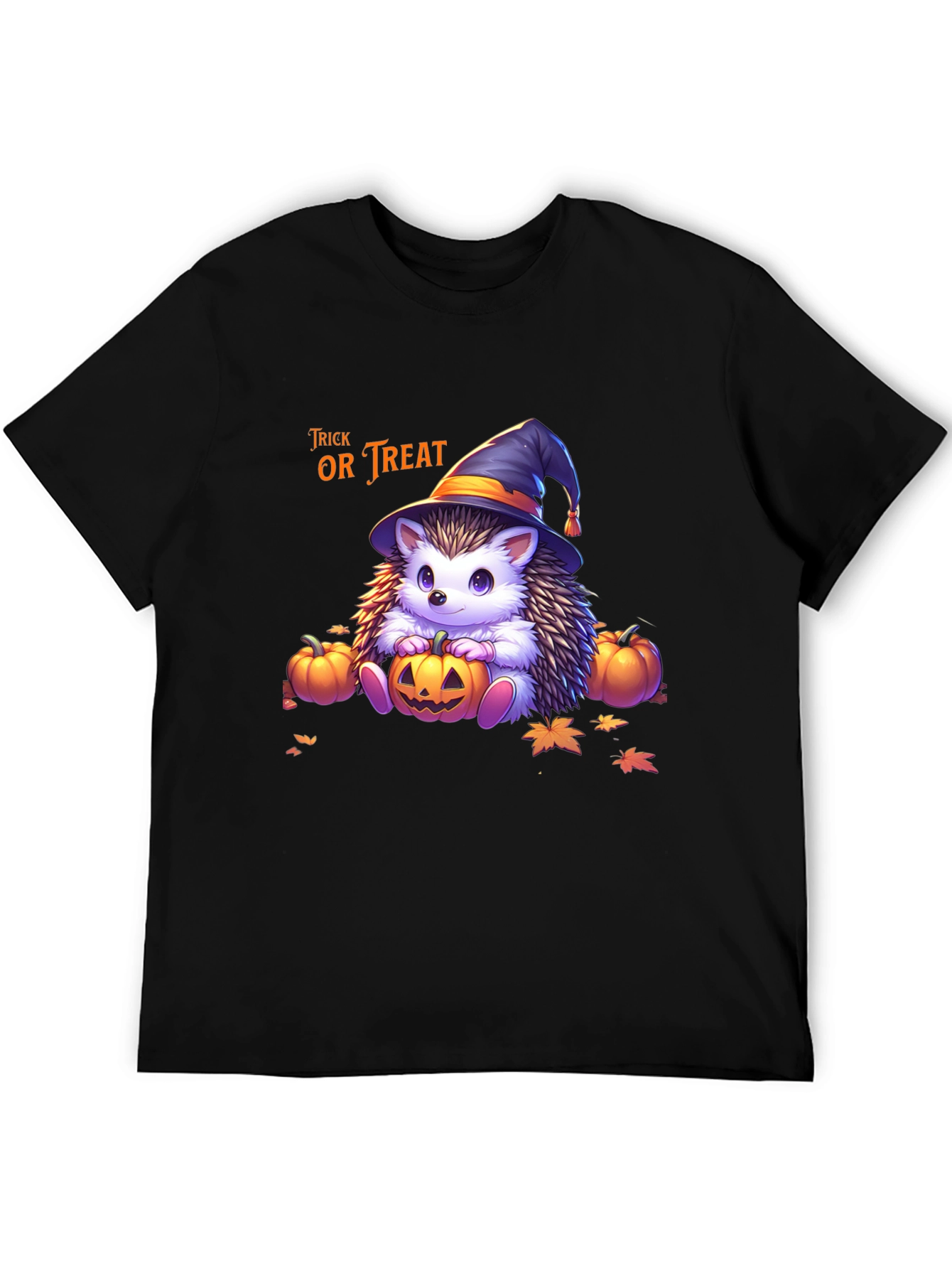 Camiseta Halloween Erizo Bruja Truco o Trato