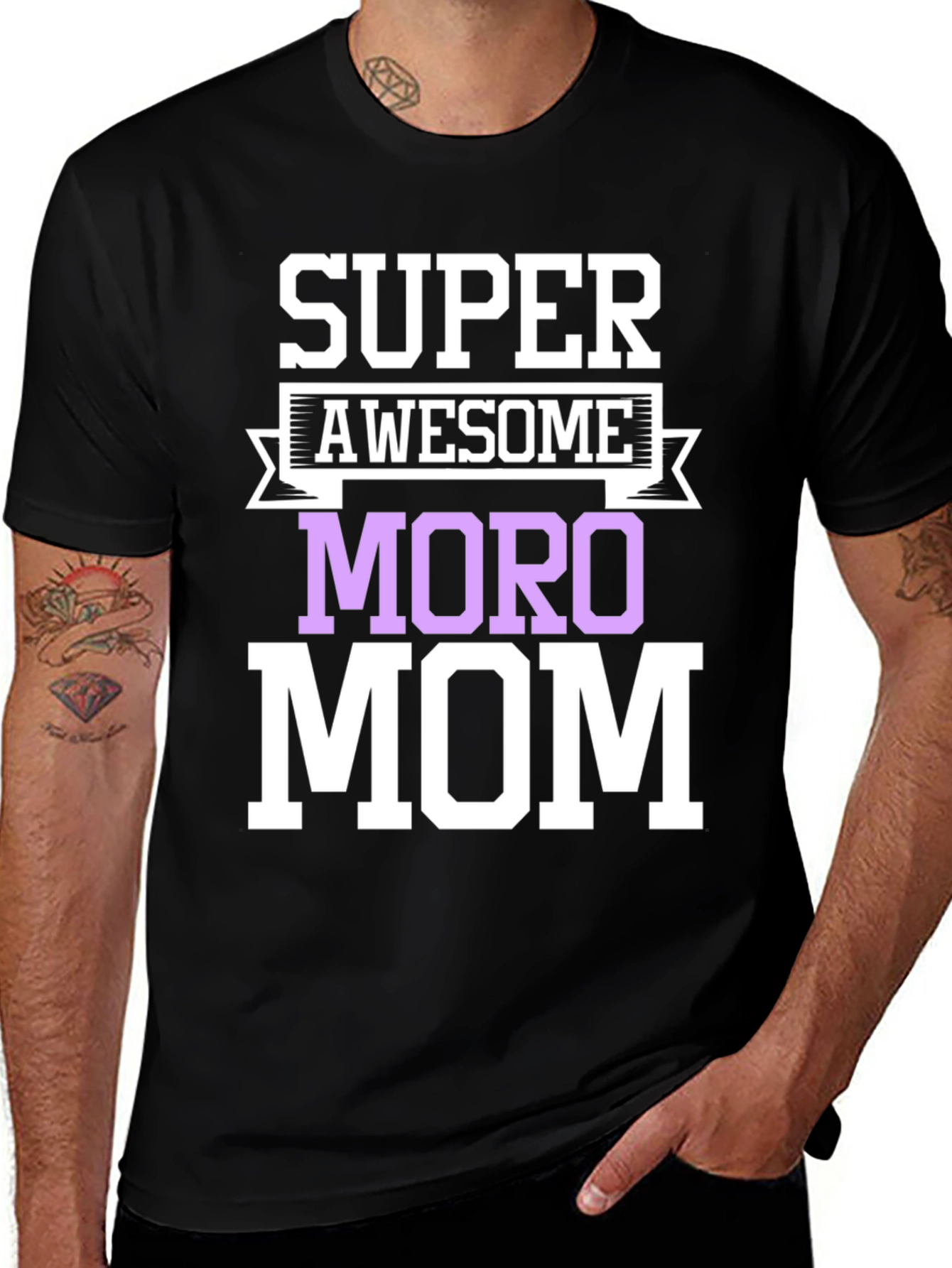 Camiseta Super Awesome Moro Mom