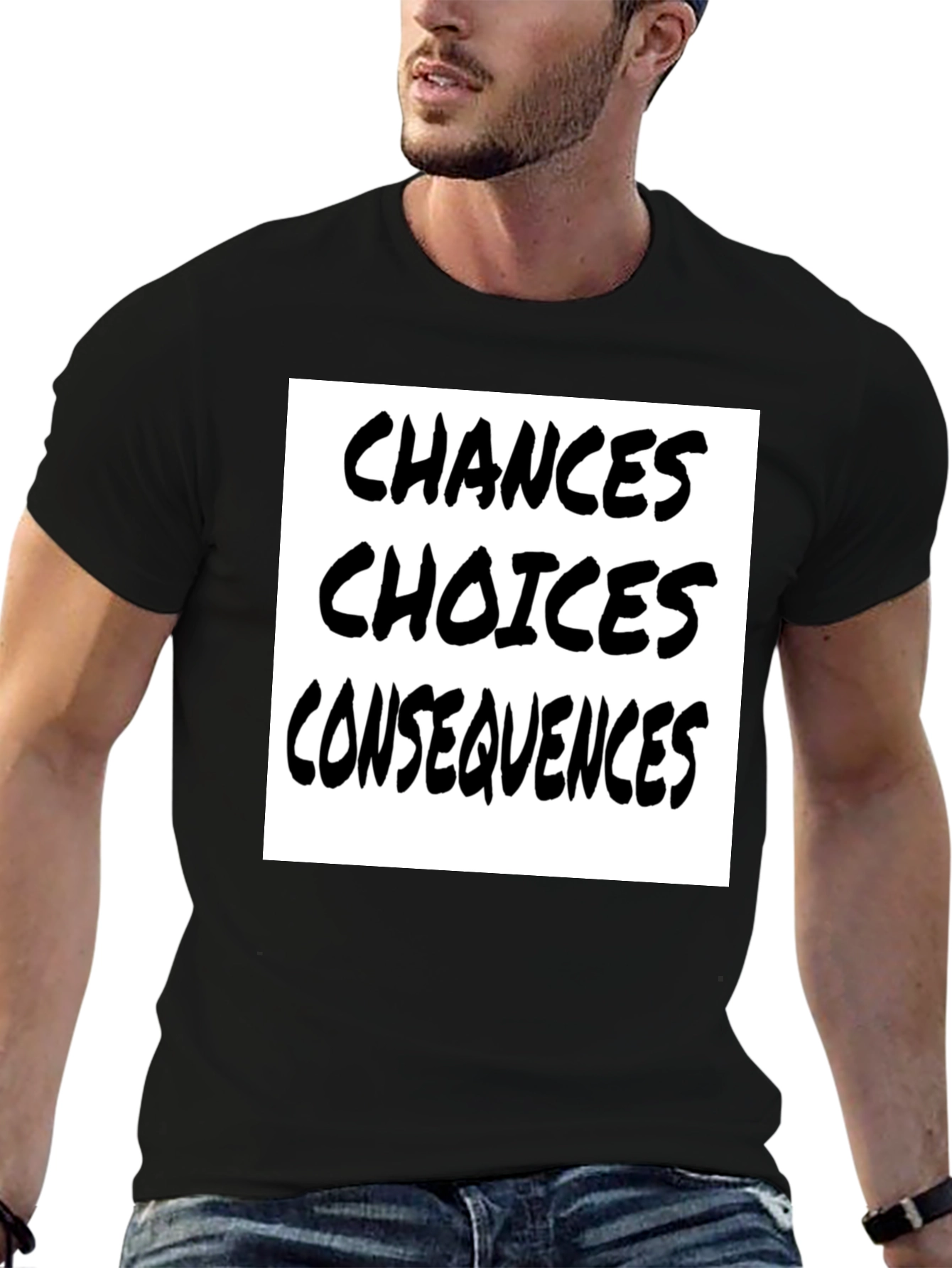 Camiseta Negra: Oportunidades Decisiones Consecuencias