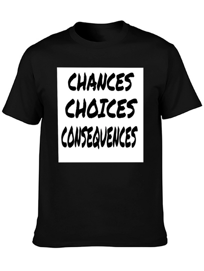 Camiseta Negra: Oportunidades Decisiones Consecuencias