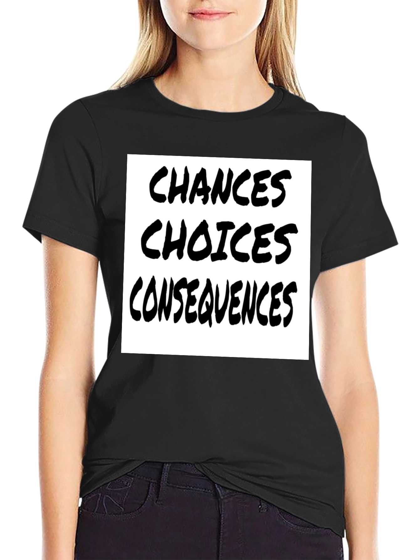 Camiseta Negra: Oportunidades Decisiones Consecuencias