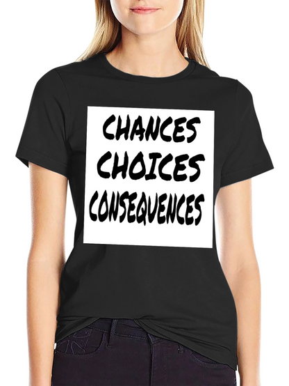 Camiseta Negra: Oportunidades Decisiones Consecuencias