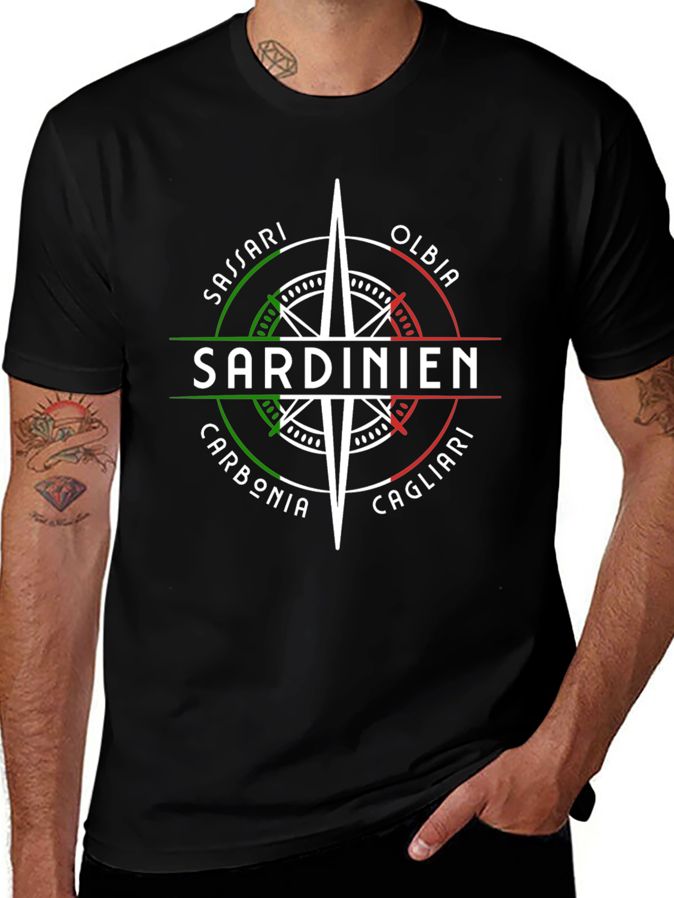 Camiseta Sardinia Italia Diseño Original
