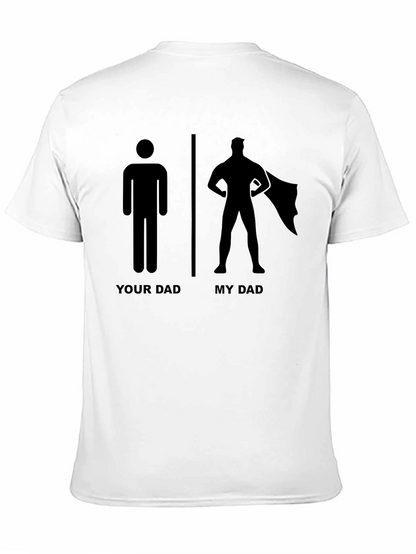 Camiseta Negra Mi Papá es un Superhéroe
