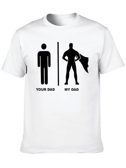 Camiseta Negra Mi Papá es un Superhéroe