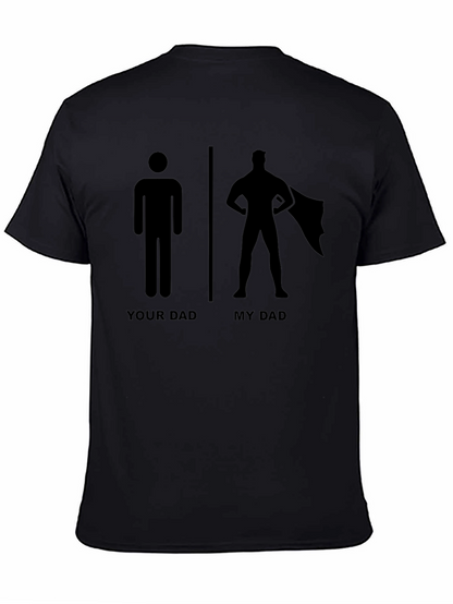 Camiseta Negra Mi Papá es un Superhéroe
