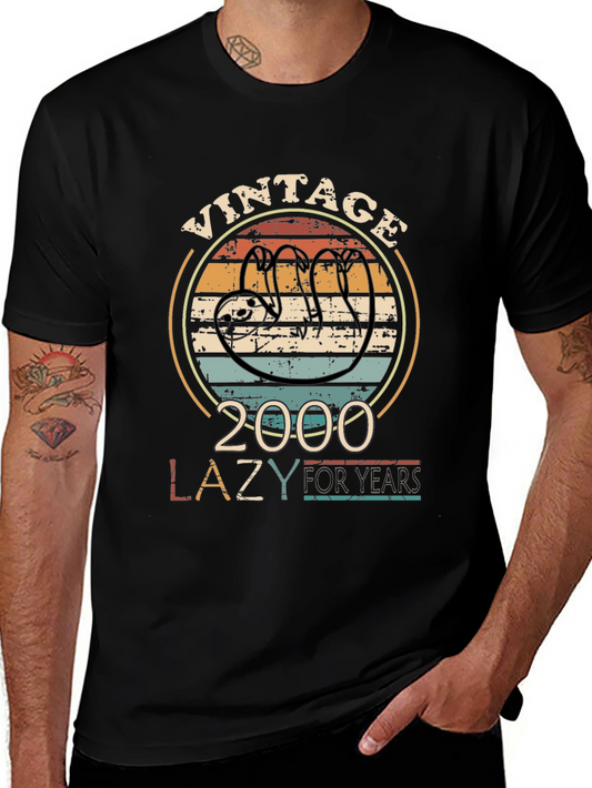 Camiseta Vintage 2000 Lazy For Years