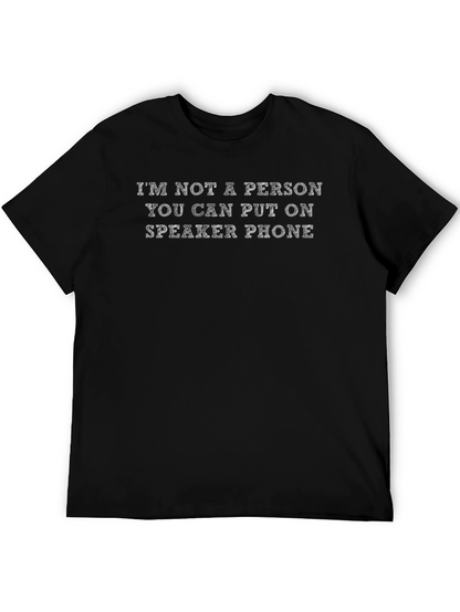 Camiseta Negra: No Soy Altavoz