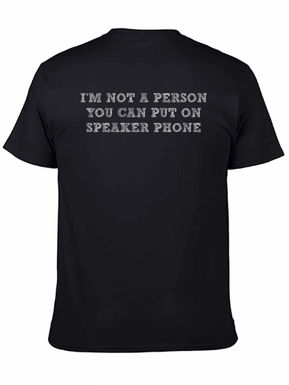 Camiseta Negra: No Soy Altavoz