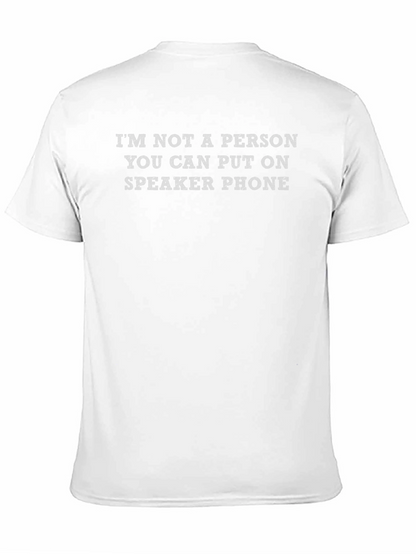 Camiseta Negra: No Soy Altavoz