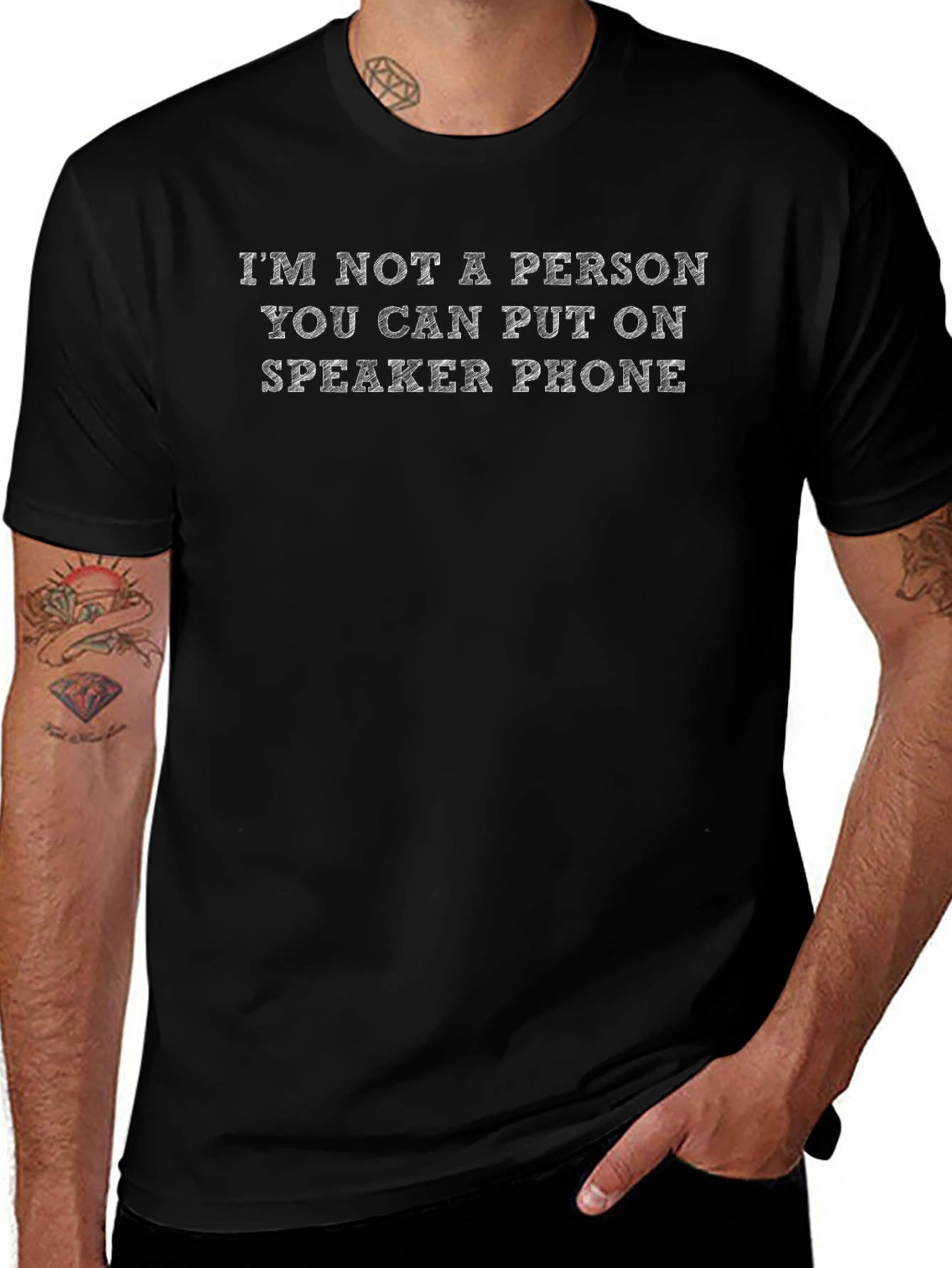 Camiseta Negra: No Soy Altavoz