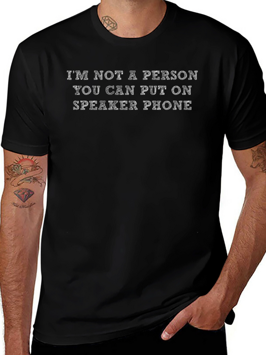 Camiseta Negra: No Soy Altavoz