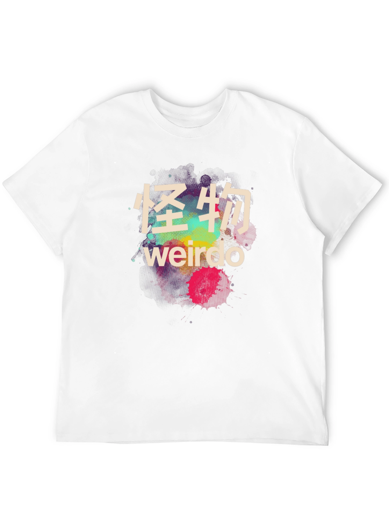 Camiseta Negra Weirdo Estilo Japonés para Hombre