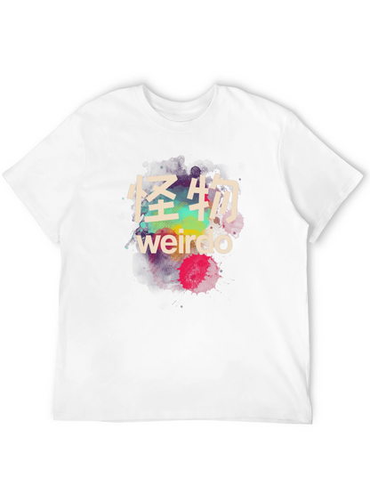 Camiseta Negra Weirdo Estilo Japonés para Hombre