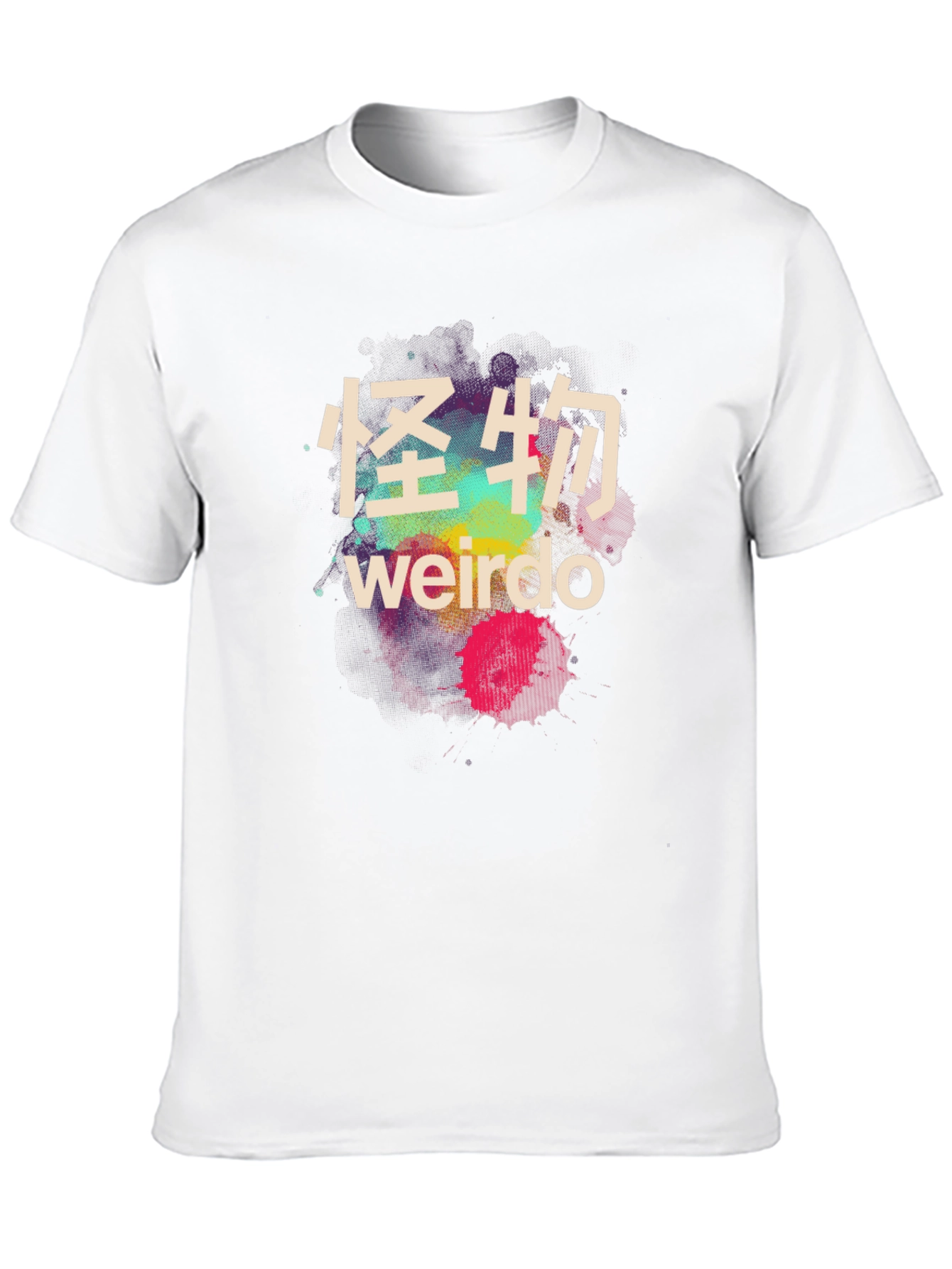 Camiseta Negra Weirdo Estilo Japonés para Hombre