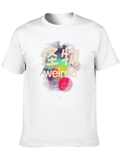 Camiseta Negra Weirdo Estilo Japonés para Hombre