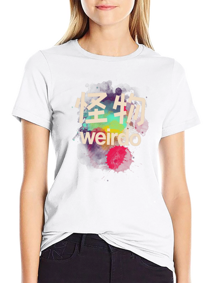 Camiseta Negra Weirdo Estilo Japonés para Hombre