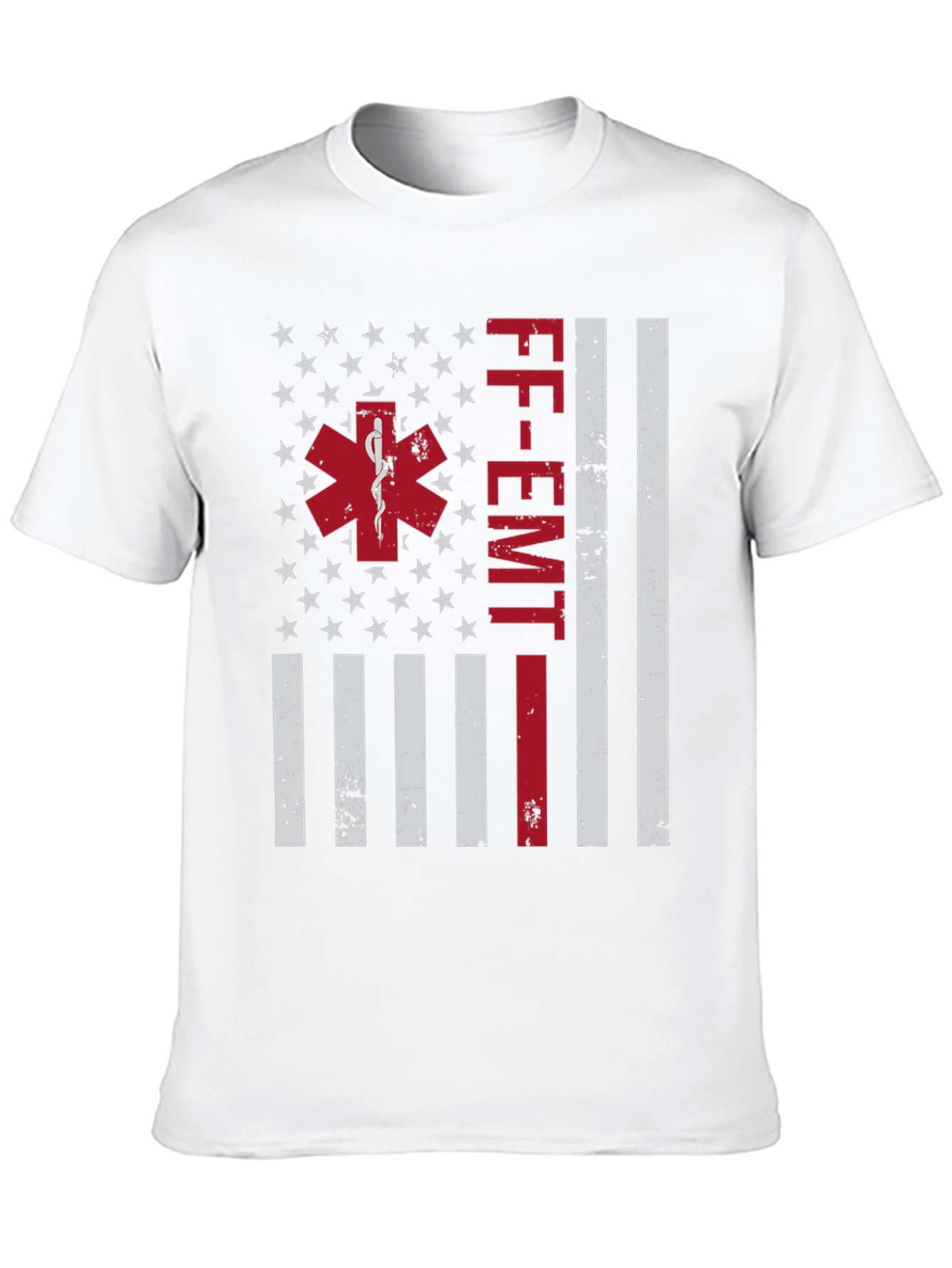 Camiseta FF-EMT con diseño de bandera americana
