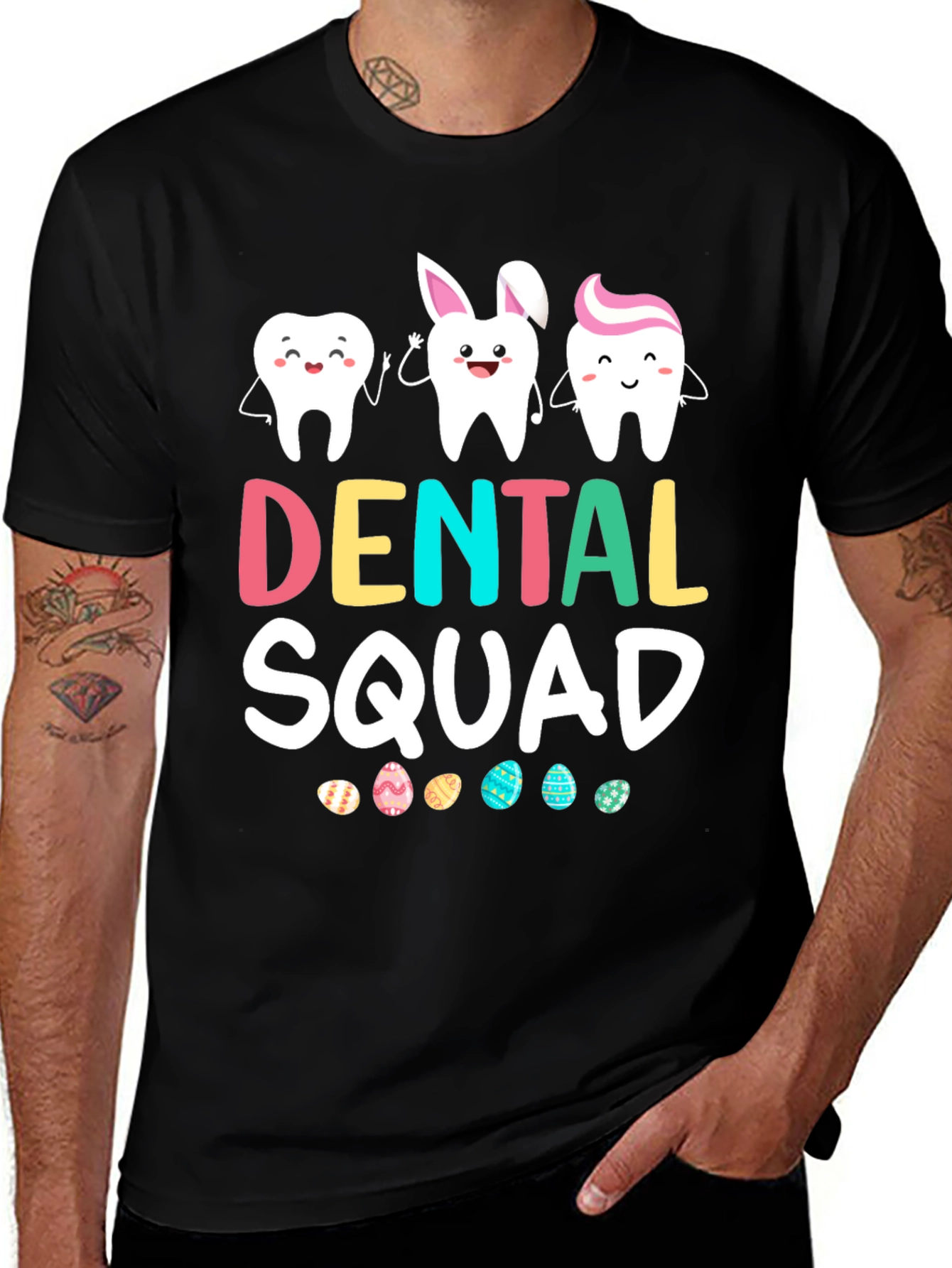 Camiseta Dental Squad Pascua Divertida