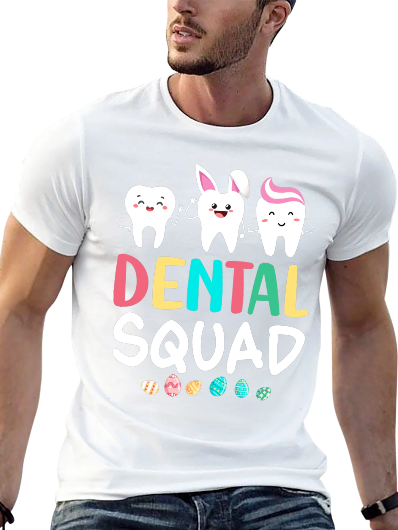 Camiseta Dental Squad Pascua Divertida