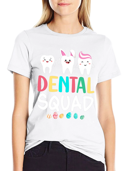 Camiseta Dental Squad Pascua Divertida