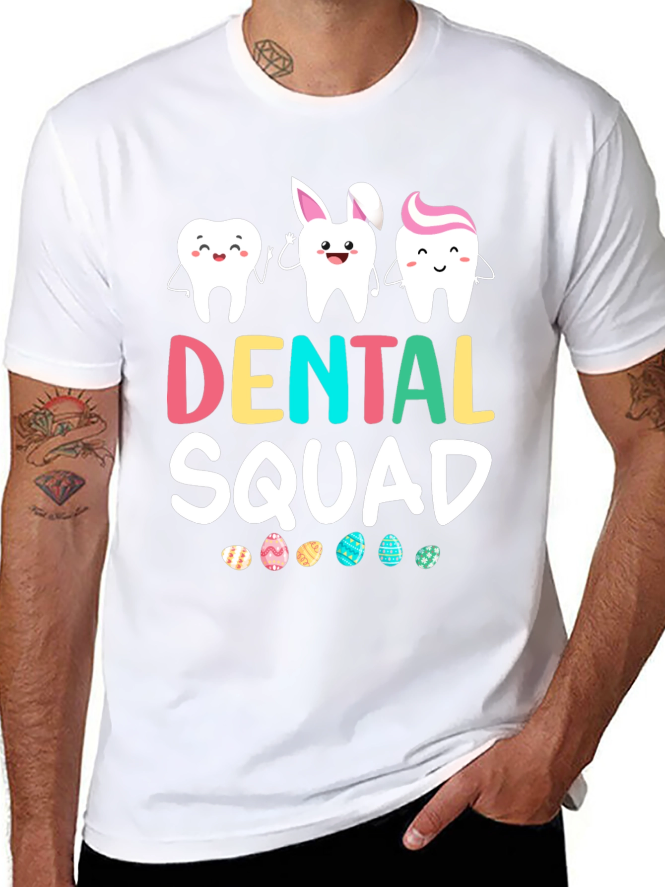 Camiseta Dental Squad Pascua Divertida