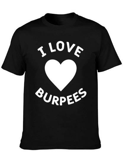 Camiseta Negra Amo los Burpees