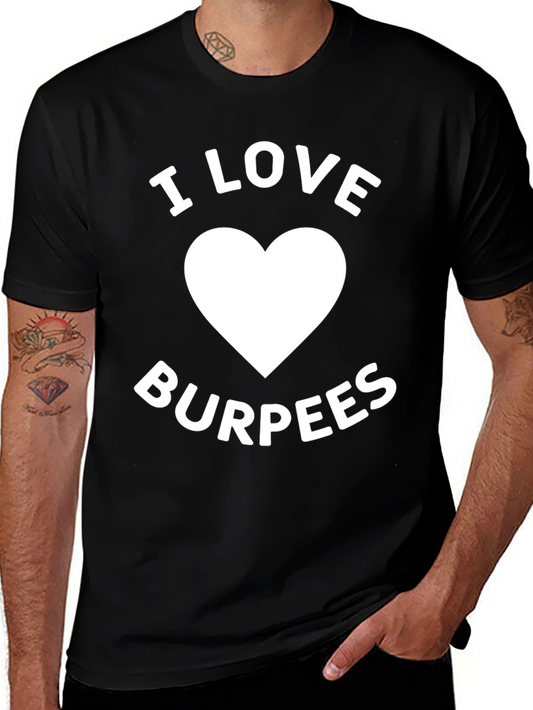 Camiseta Negra Amo los Burpees