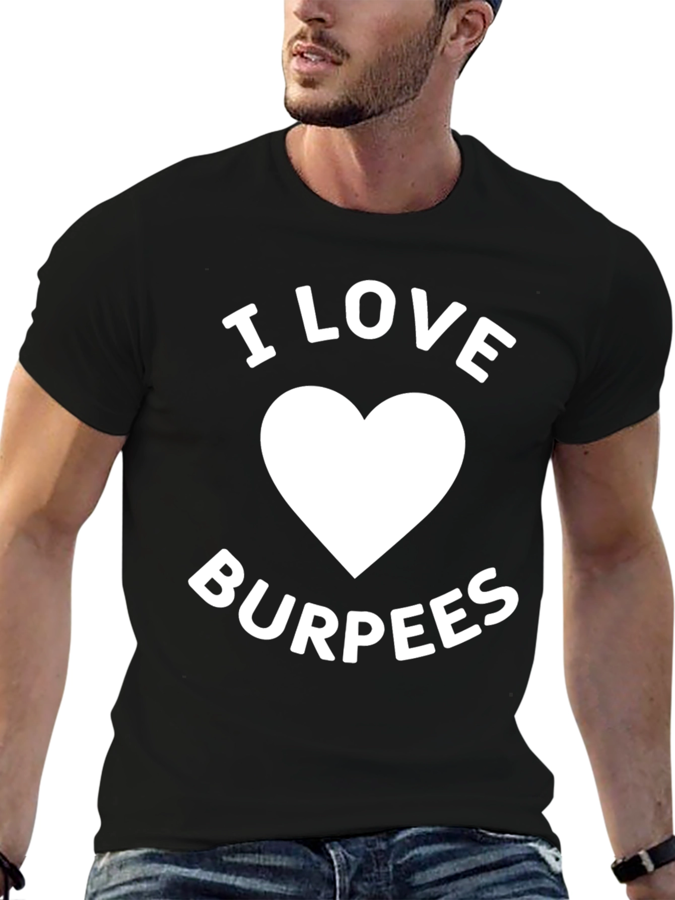 Camiseta Negra Amo los Burpees