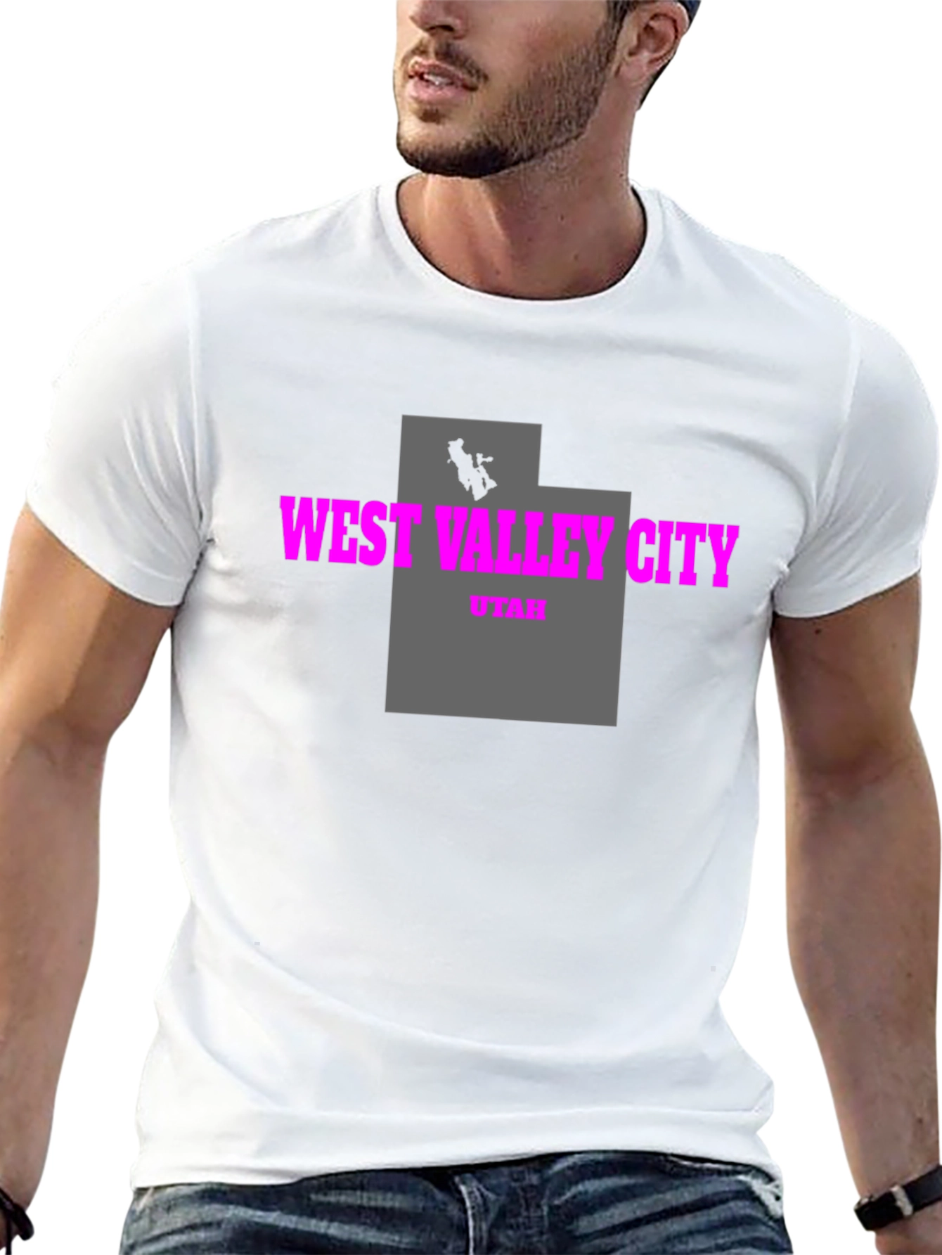 Camiseta Negra West Valley City Utah