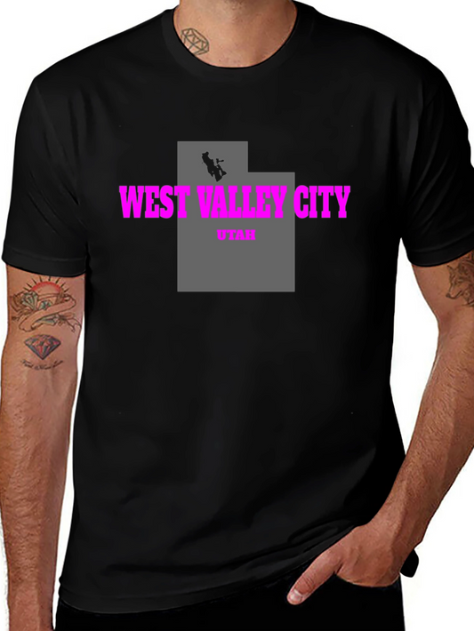Camiseta Negra West Valley City Utah